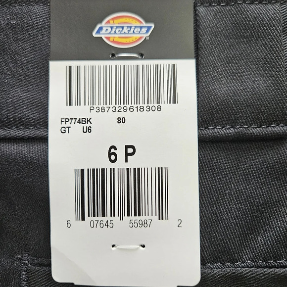 NWT!!! Dickies Women's 774 Original Work Pant Low Rise, Size 6P - Picture 5 of 7